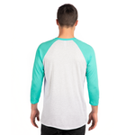 3X-Large Tahiti Blue/heather White Next Level 6051