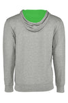 3X-Large Heather Gray/kelly Green Next Level 9301