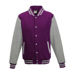 3X-Large PURPLE / HEATHER GREY AWDis JHA043