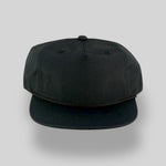 One Size Black/Black Blank Rope Hats PSS
