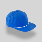 One Size Royal Blue/White Blank Rope Hats PSTP