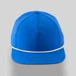 One Size Royal Blue/White Blank Rope Hats PSTP