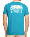3X-Large Heather Galapagos Blue Beachside HG Crabby's St. Cloud LOGO