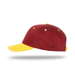 One Size Cardinal/Gold Cobra Cap PTC-2