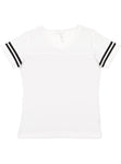 Women's 2X-Large White/Black LAT Apparel 3537