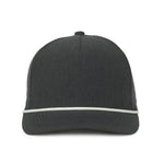 One Size Heathered Charcoal/White Outdoor Cap OC551PF