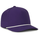 One Size Purple/White Outdoor Cap OC551PF