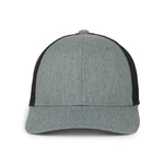 One Size Heathered Grey/Black Outdoor Cap FLX672M