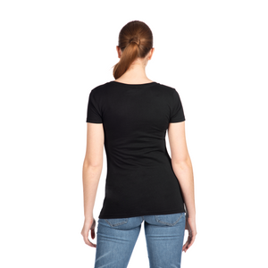 Women's 3X-Large Black Next Level 1540 