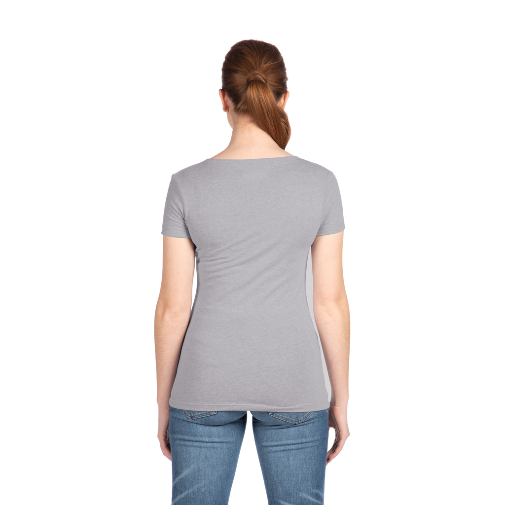 Women's 3X-Large Heather Gray Next Level 1540 