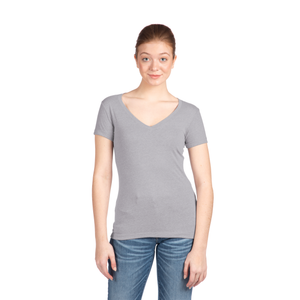 Women's 3X-Large Heather Gray Next Level 1540 