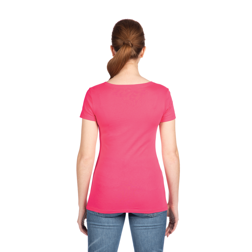 Women's 2X-Large Hot Pink Next Level 1540 