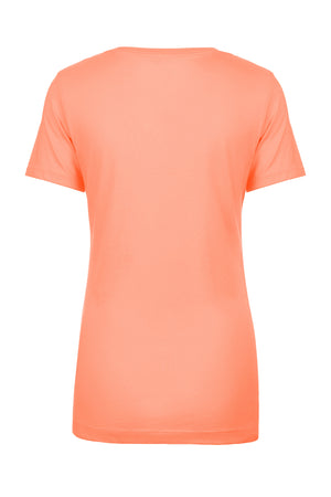 Women's 2X-Large Light Orange Next Level 1540 