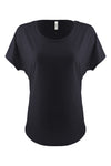 Women's 3X-Large Black Next Level 1560 