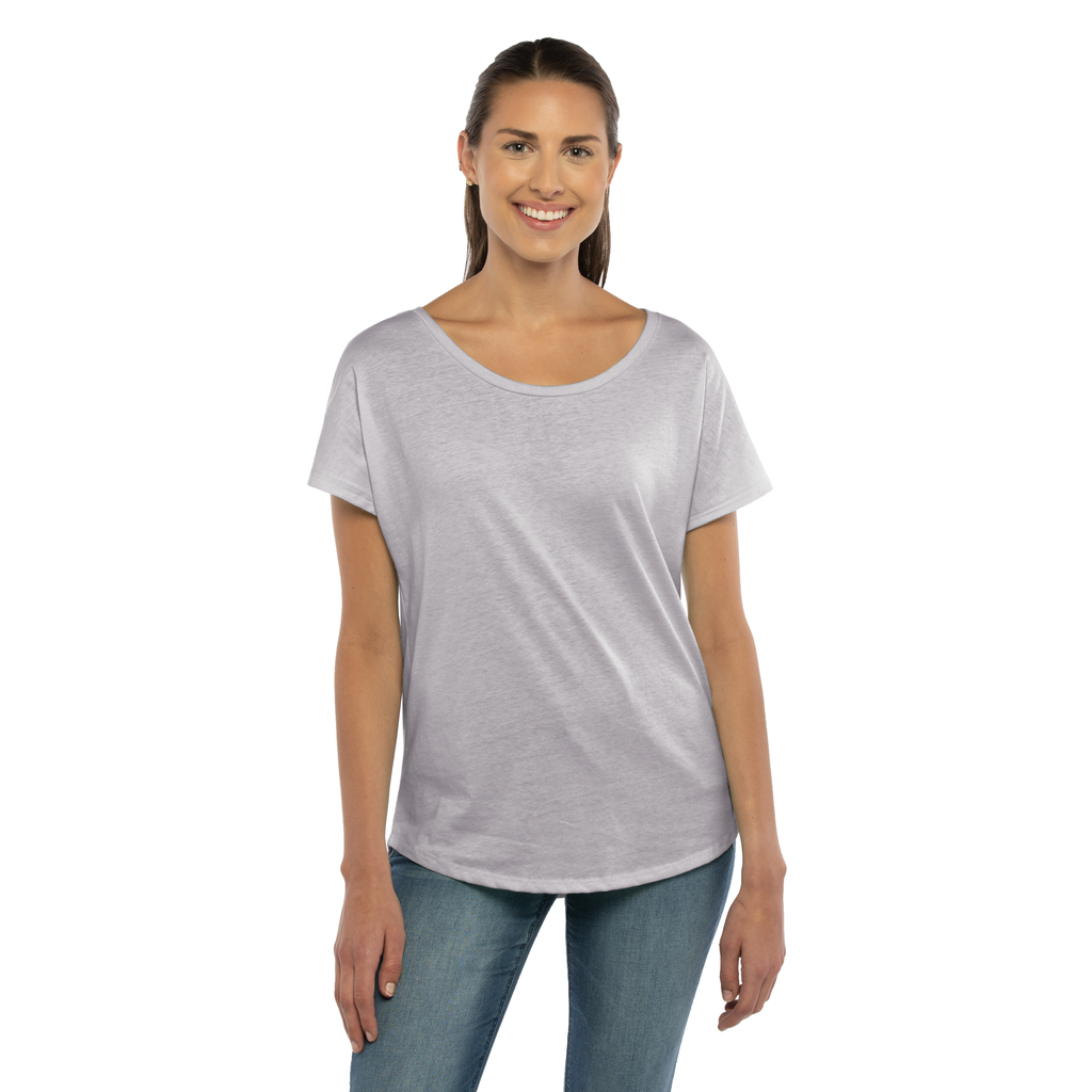 Women's 3X-Large Heather Gray Next Level 1560 