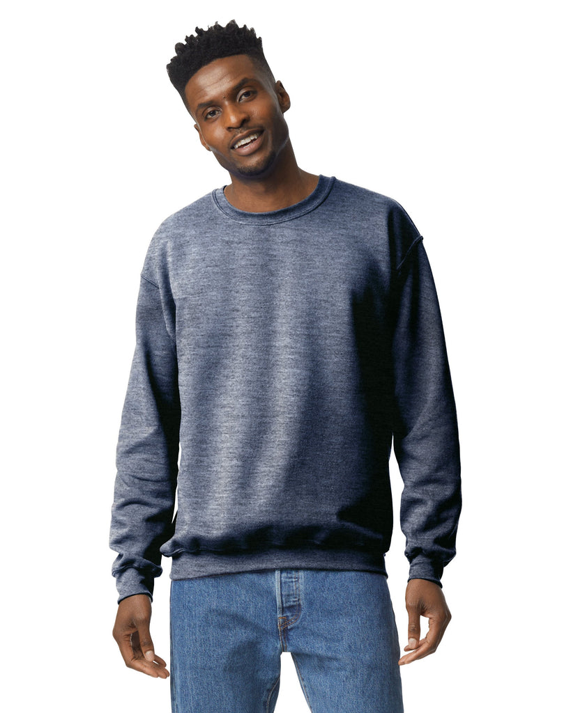 3X-Large Heather Dark Navy Gildan 18000 