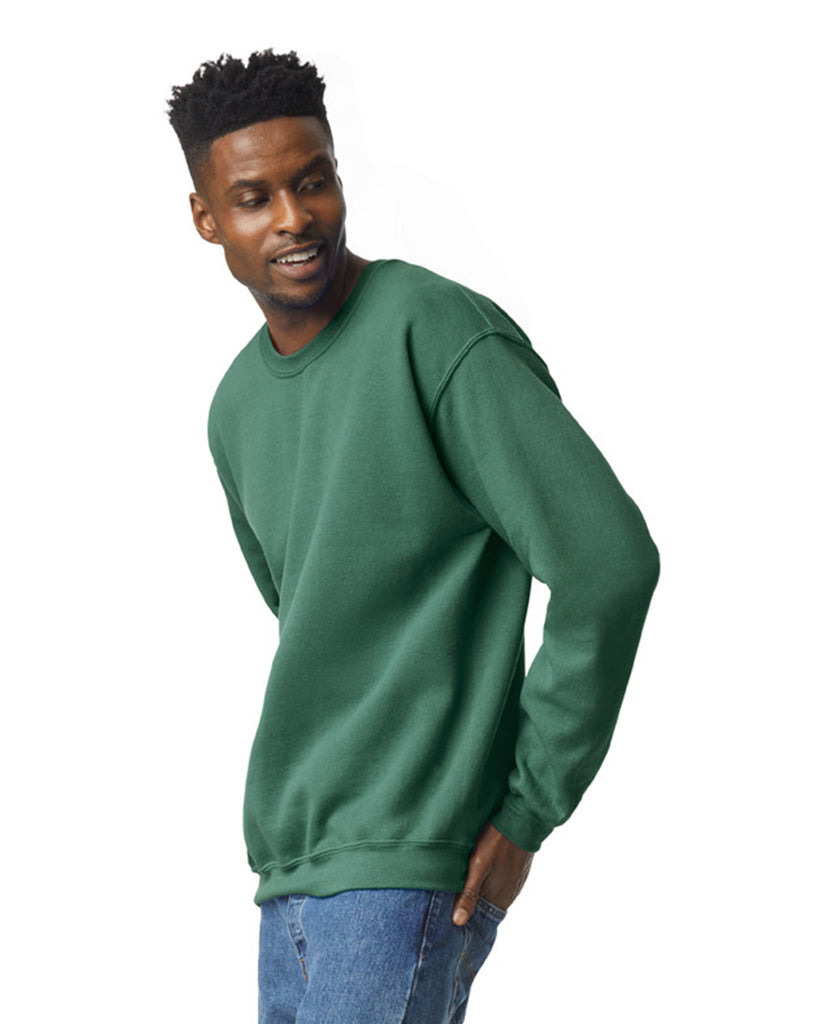 3X-Large Heather Dark Green Gildan 18000 