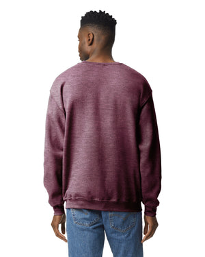 3X-Large Heather Dark Maroon Gildan 18000 