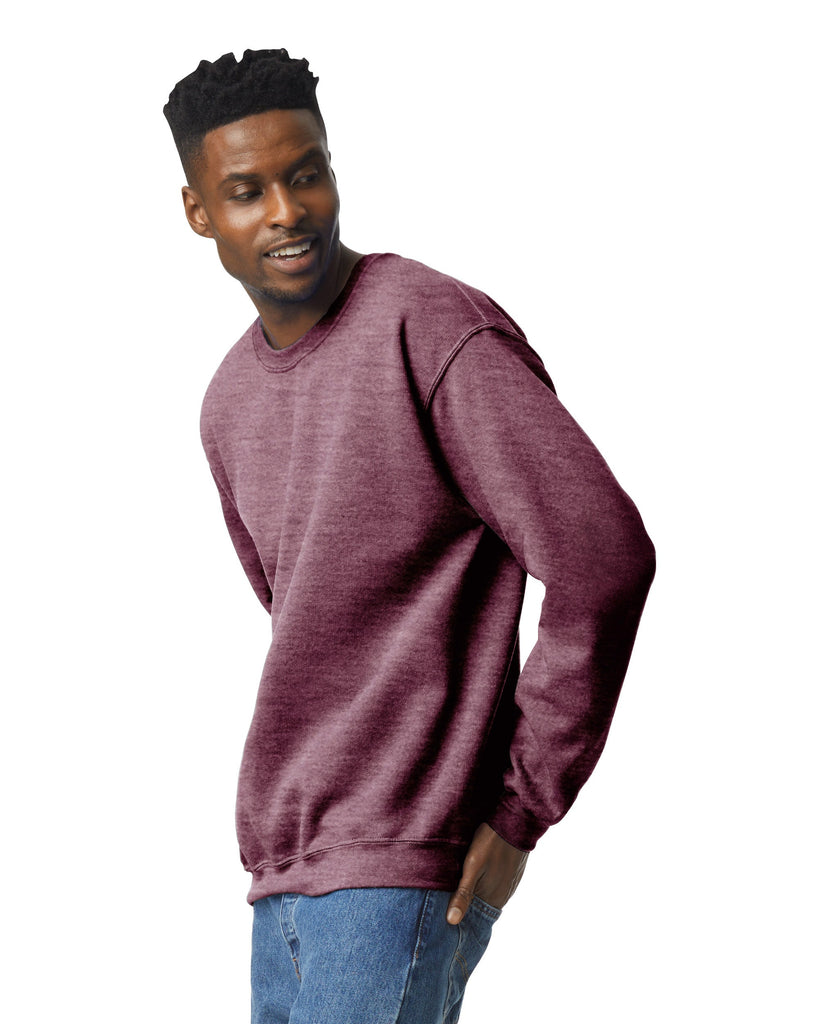 3X-Large Heather Dark Maroon Gildan 18000 