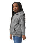 Youth X-Large Graphite Heather Gildan 18500B 