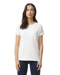 Women's 3X-Large White Gildan 2000L 