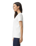 Women's 3X-Large White Gildan 2000L 