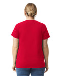 Women's 3X-Large Red Gildan 2000L 