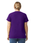Women's 3X-Large Purple Gildan 2000L 