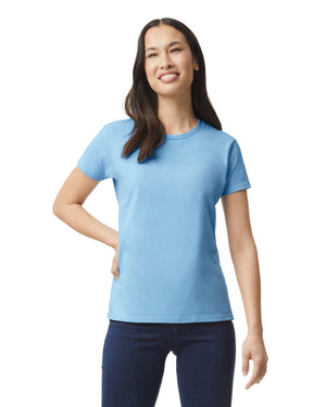 Women's 3X-Large Light Blue Gildan 2000L 