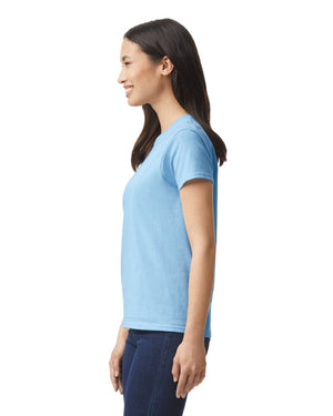 Women's 3X-Large Light Blue Gildan 2000L 