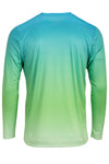 X-Large Aqua Blue/Light Lime Paragon 225 