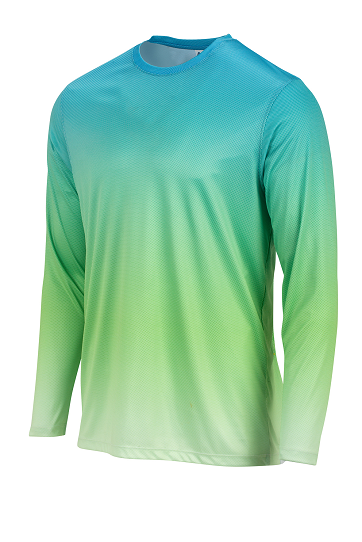 X-Large Aqua Blue/Light Lime Paragon 225 
