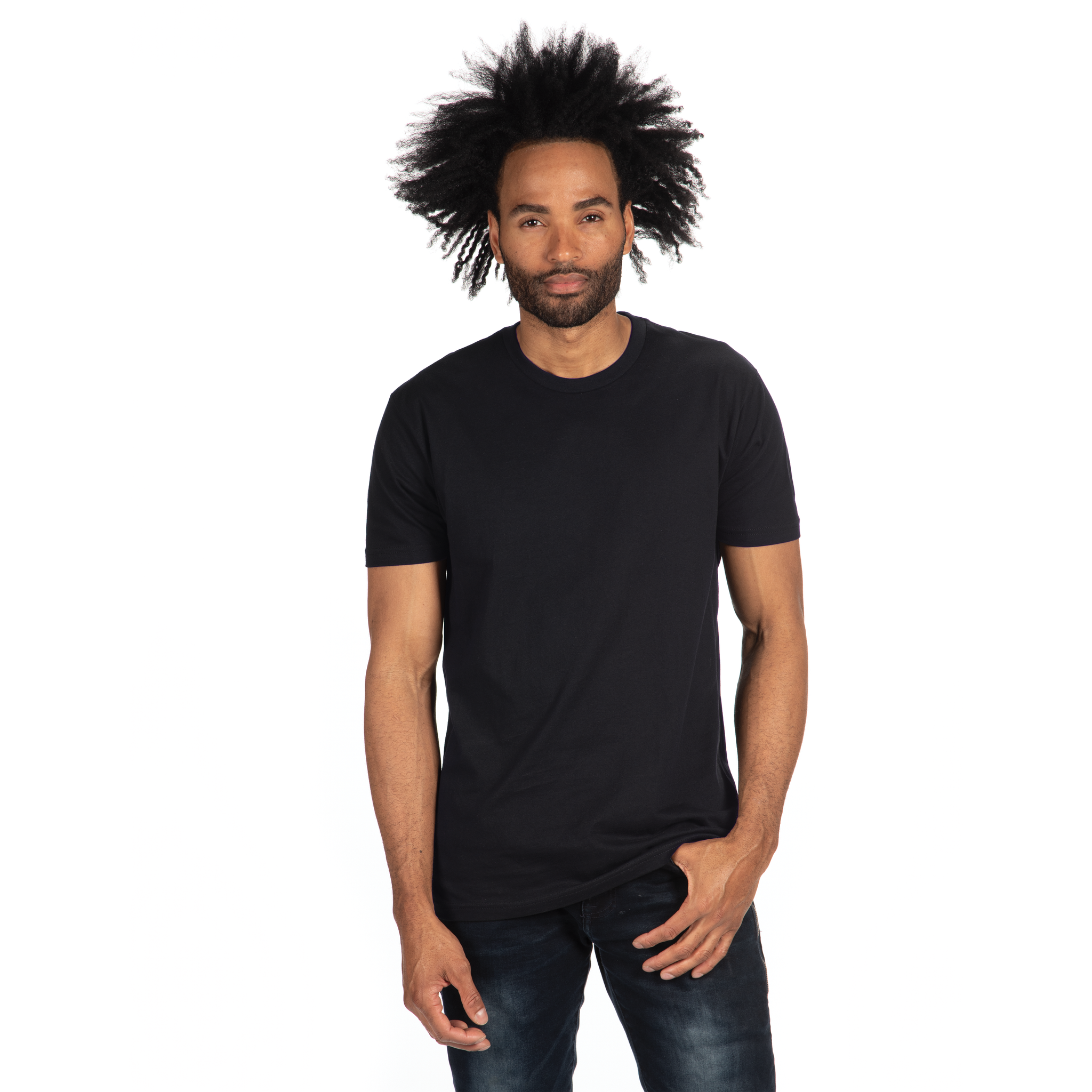 Next Level Unisex Cotton T-Shirt (Black) – Wholesale Printables
