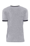 3X-Large Heather Gray/Black Next Level 3604 