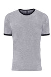 3X-Large Heather Gray/Black Next Level 3604 