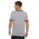 3X-Large Heather Gray/Black Next Level 3604 