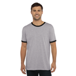3X-Large Heather Gray/Black Next Level 3604 