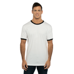 3X-Large White/Black Next Level 3604 