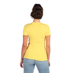 Women's 3X-Large Vibrant Yellow Next Level 3900 