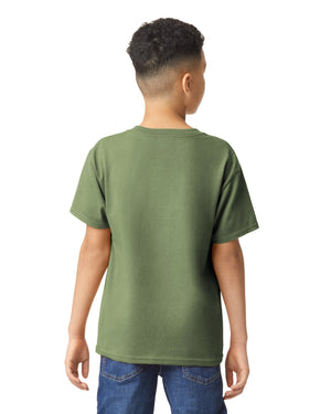 Youth X-Large Military Green Gildan 5000B 