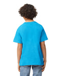 Youth X-Large Heather Sapphire Gildan 5000B 