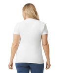 Women's 3X-Large White Gildan 5000L 