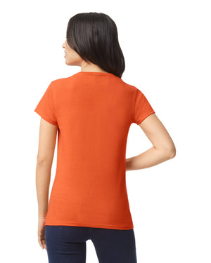 Women's 3X-Large Orange Gildan 5000L 