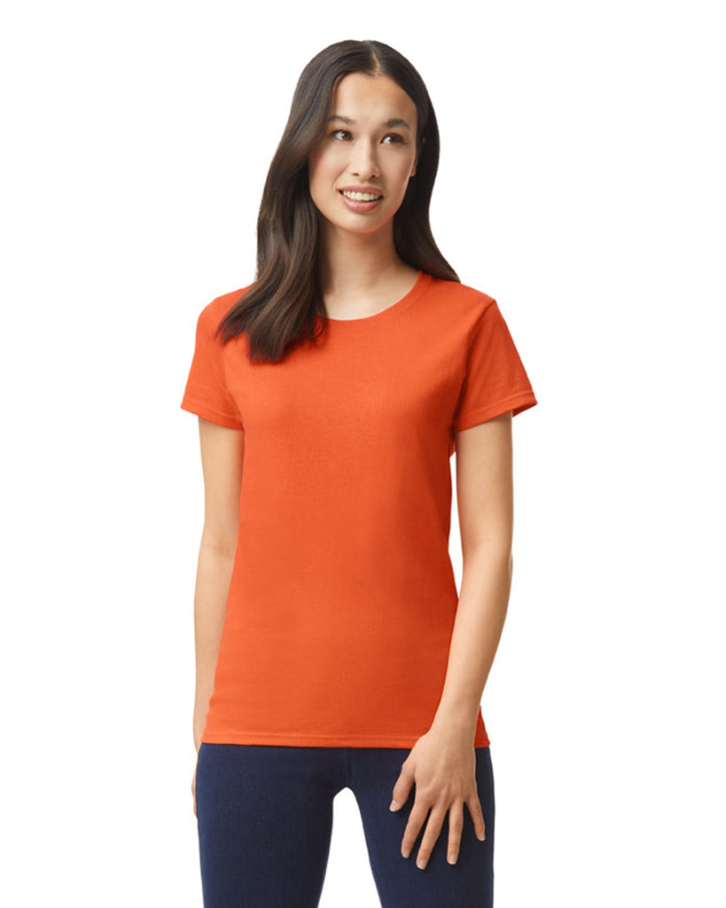 Women's 3X-Large Orange Gildan 5000L 