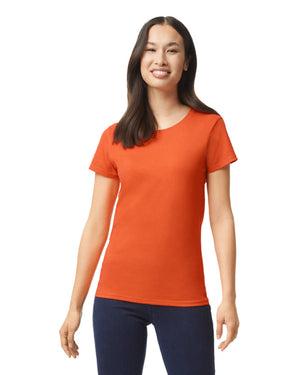 Women's 3X-Large Orange Gildan 5000L 