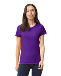 Women's 3X-Large Purple Gildan 5000L 