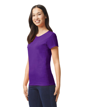 Women's 3X-Large Purple Gildan 5000L 