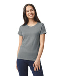 Women's 3X-Large Graphite Heather Gildan 5000L 