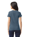 Women's 3X-Large Htr Navy Gildan 5000L 