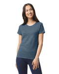 Women's 3X-Large Htr Navy Gildan 5000L 